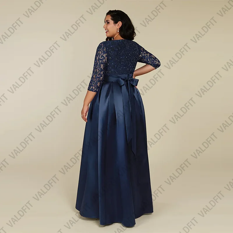 Customized Long Plus Size Satin Mother of the Bride Dresses Wedding Party Dress vestidos de fiesta elegantes 2024 para boda