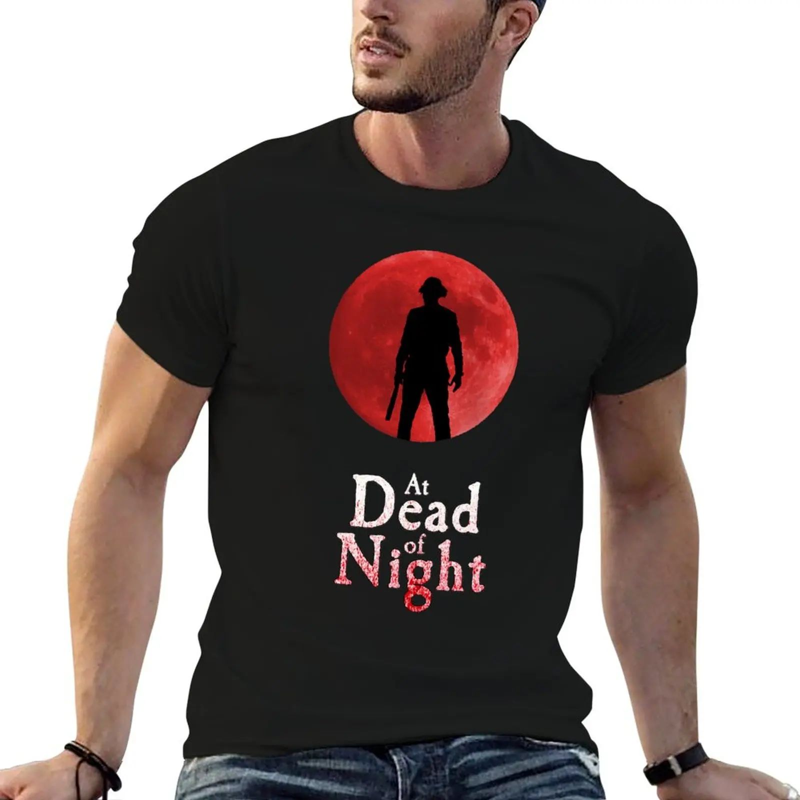 At Dead Of Night T-Shirt anime t shirts oversize t shirt man designer cotton t shirt man T-shirt