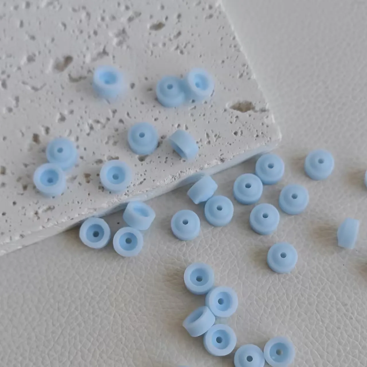 Soft Silicone Nail Dust Stoppers 2.35mm Drill Bit Covers, E-file Anti-Dust Caps, Nail Tool Accessories