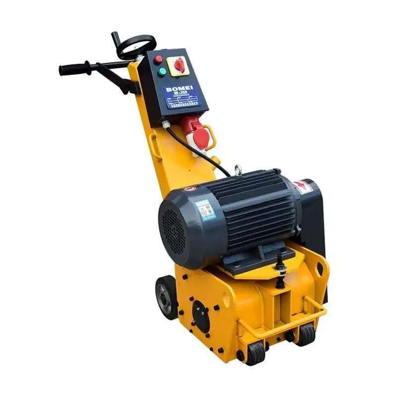 Electric Milling Machine Concrete Cement Floor Brushing Washing Machine Firewood Gasoline Old Ground Flat Chiseling Refurbished