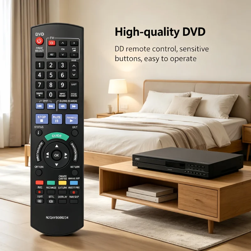 

Plug & Play N2QAYB000234 Remote for Panasonic DVD Recorders DMR-EX71S EX81S EX71SEGS EX71SEGK