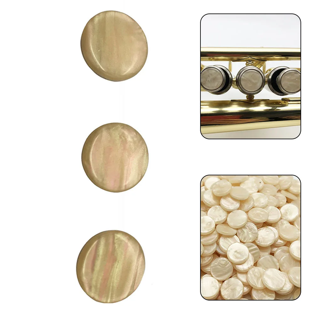 Parts Trumpet Finger Button Leightweight Repairing Replacement Valve 3Pcs Cap For Trumpeters Instrument Useful Brand New