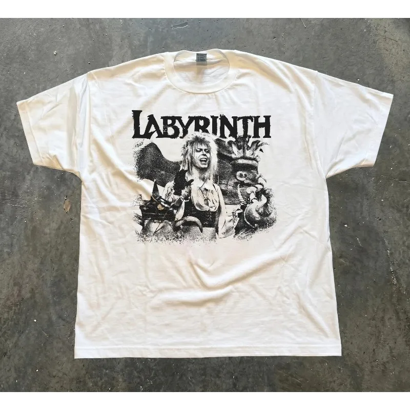 Retro Fantasy Movie Pattern T-shirt for Women, Unisex Summer New Casual Fashion T-shirt