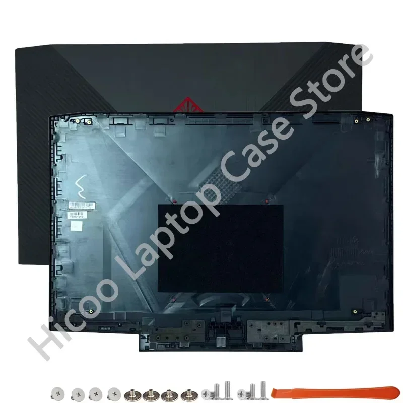 Imagem -02 - Substituição Portátil para hp Omen 15-ce Tpn-q194 Tampa Traseira Lcd Moldura Frontal Descanso de Palma Teclado Tampa Inferior Dobradiça