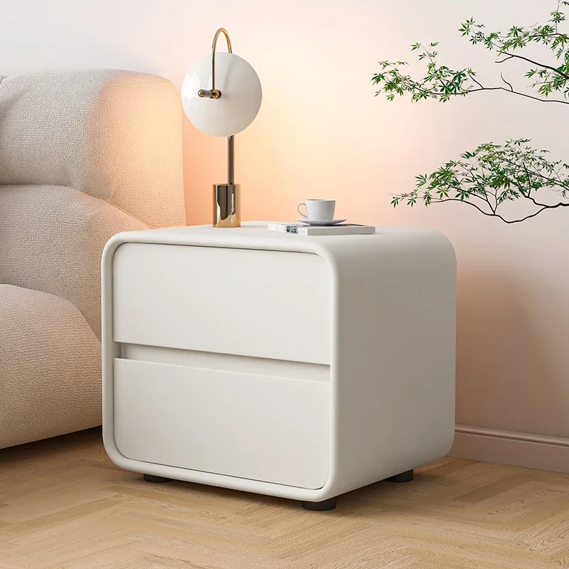 Room Mini White Cheap Bedside Comfortable Drawers Narrow Bedroom Storage Design Cabinets Nightstand Mesa De Noche Home Furniture