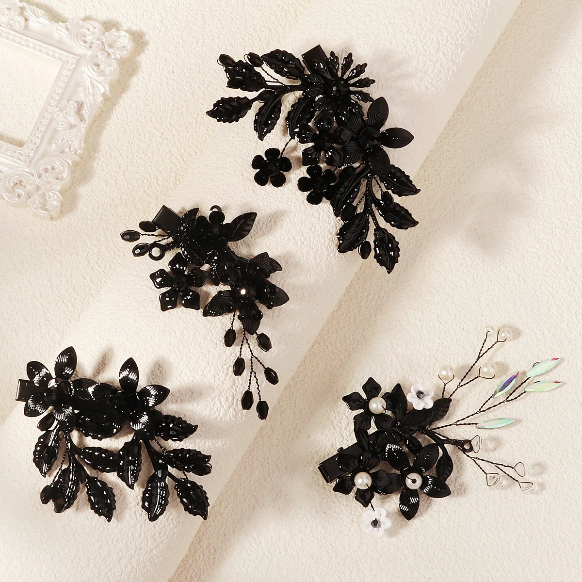 Halloween Black Collection Spinnen Fledermäuse Klassische Haarspange Tanzparty Kopfbedeckung Lustige Streichschädel Haarnadeln Haarschmuck – Detail 10