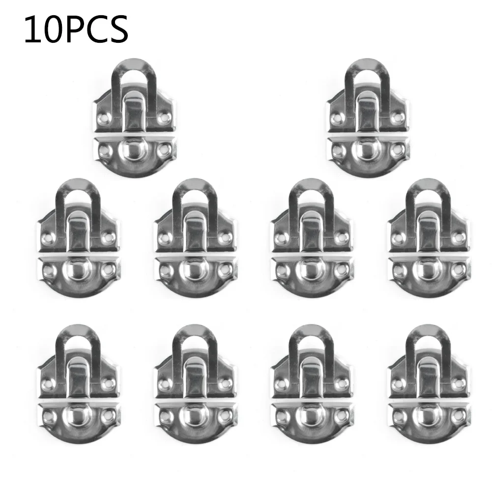 Toggle Latch Clasp Clip Catch Lock Mailbox Suitcase Tool 10pcs Accessories Chest Hasps Iron Kit Latch Clasp Useful