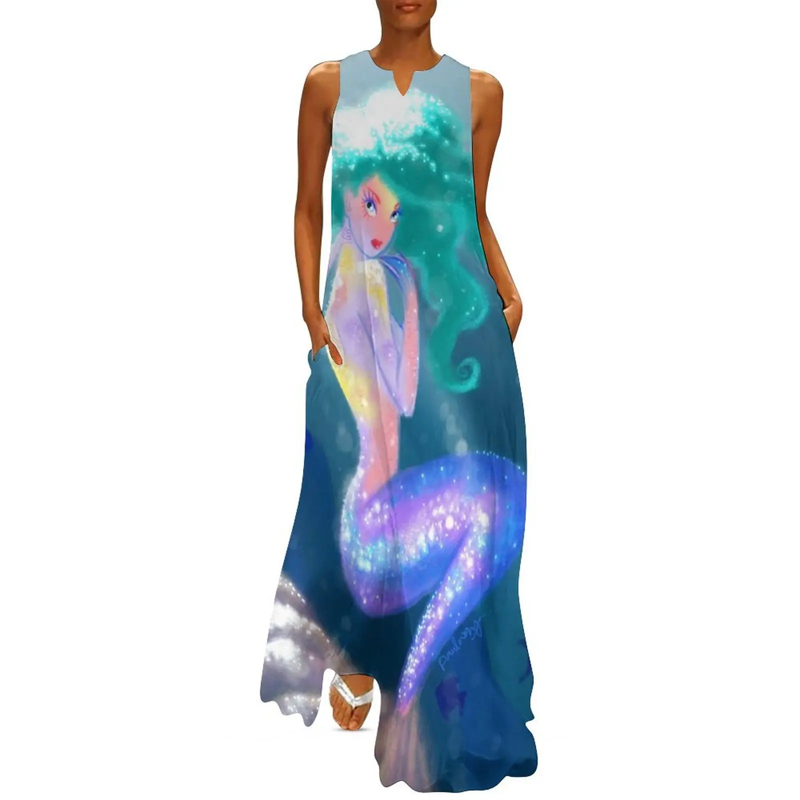 

Tropical Mermaid Long Dress sexy dress women's evening dresses 2025 women party dresses Women's summer dress