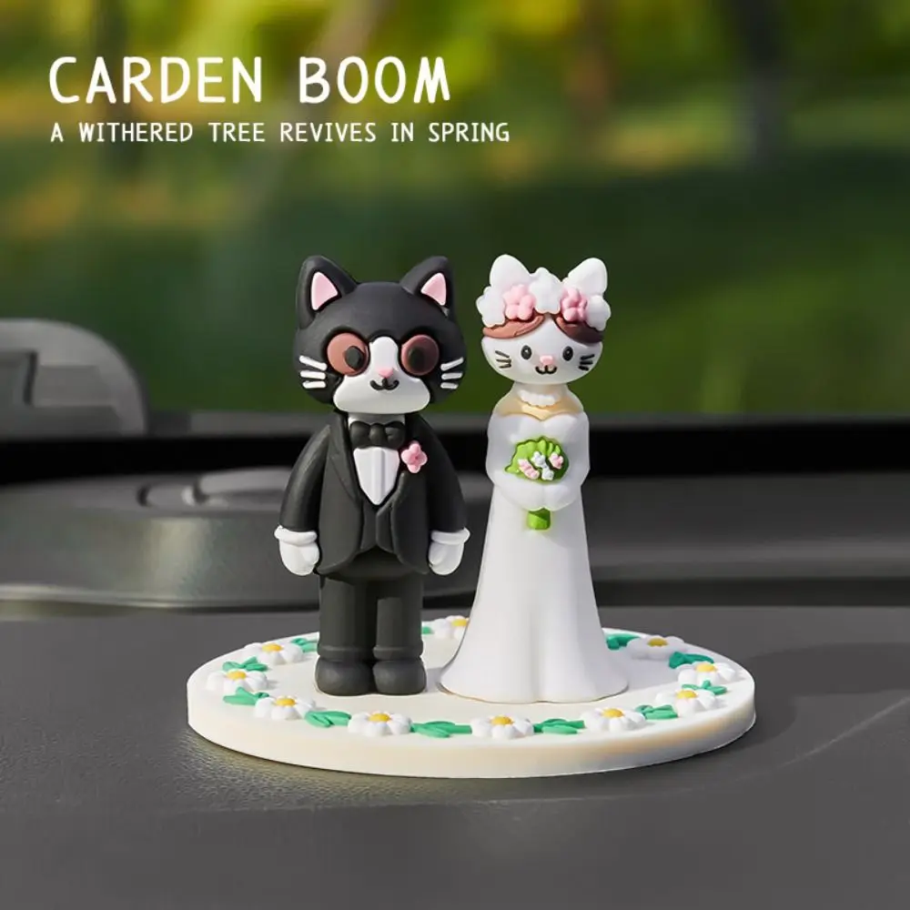 Bride Groom Car Ornaments Floats Design Festive Style Home Decoration Ornaments Room Decor Wedding Theme