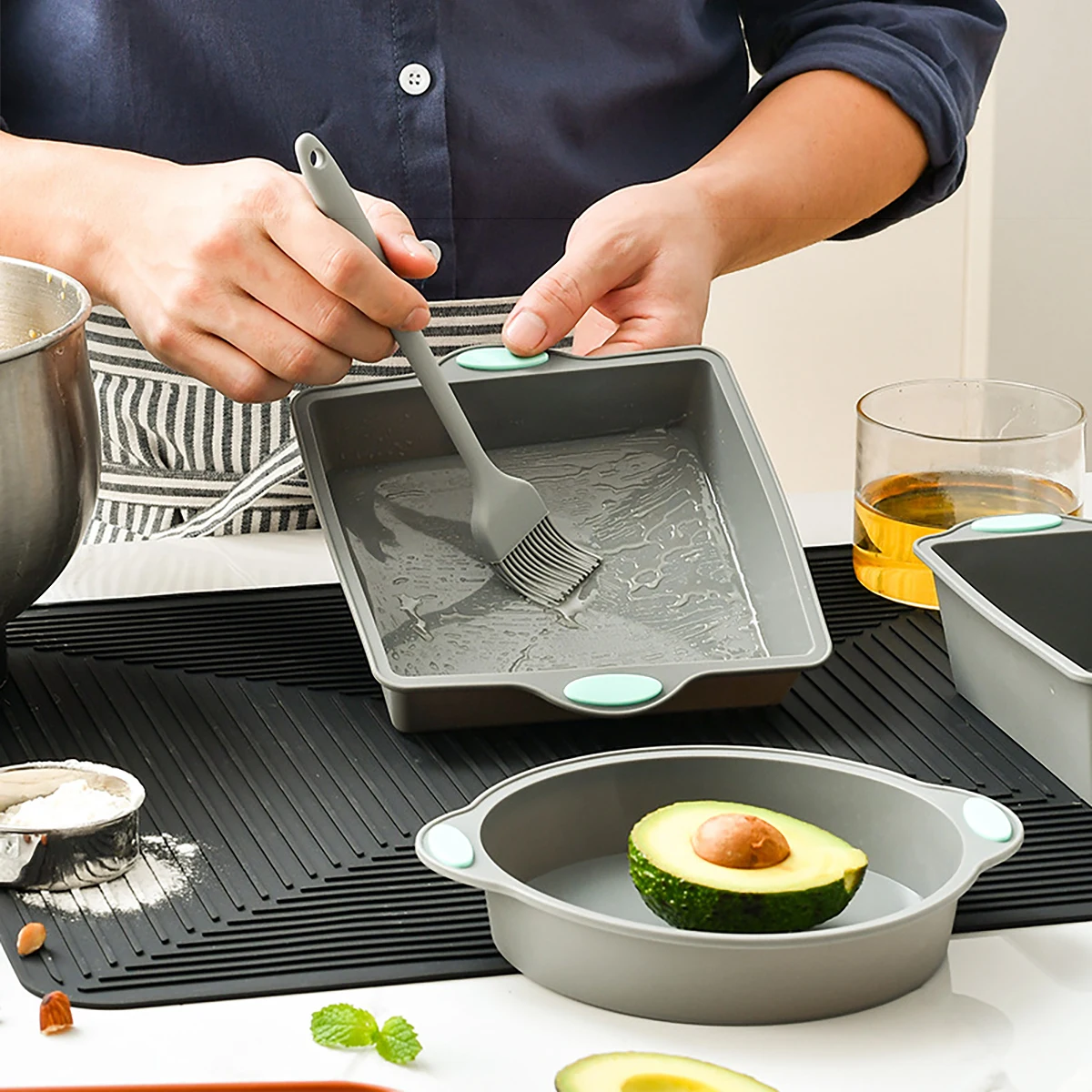 แม่พิมพ์เค้กซิลิโคน2ชิ้น/เซ็ตแ - Baking Kitchen Set บทวิจารณ์และราคา