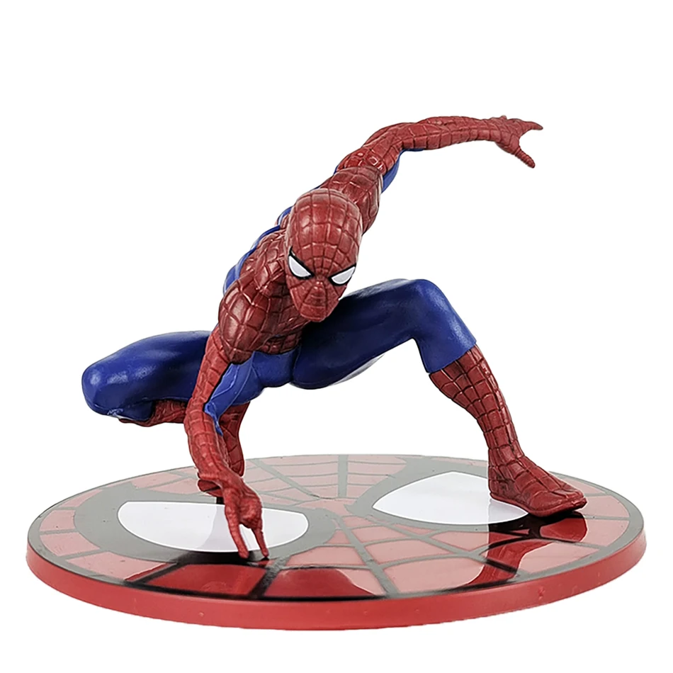 13.5 سنتيمتر المنتقمون عمل الشكل تمثال ثانو الحديد كابتن أمريكا هالك الرجل العنكبوت سبايدرمان لعبة مجسمة دمية