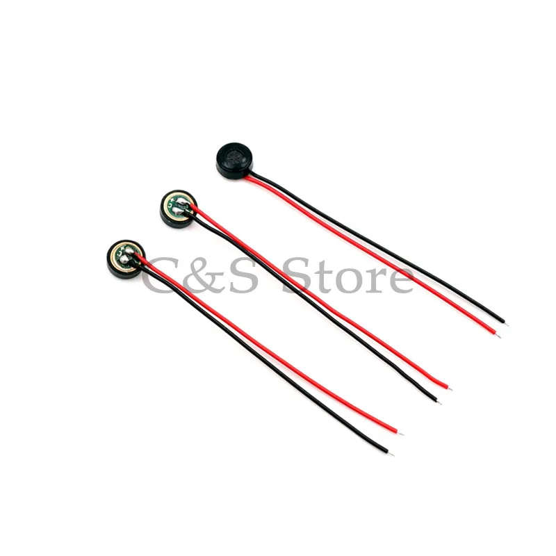 10pcs 4015 Microphone High Sensitivity Electre 3DB Anti-Interference with Cable 1.25MM Plug 4*1.5MM