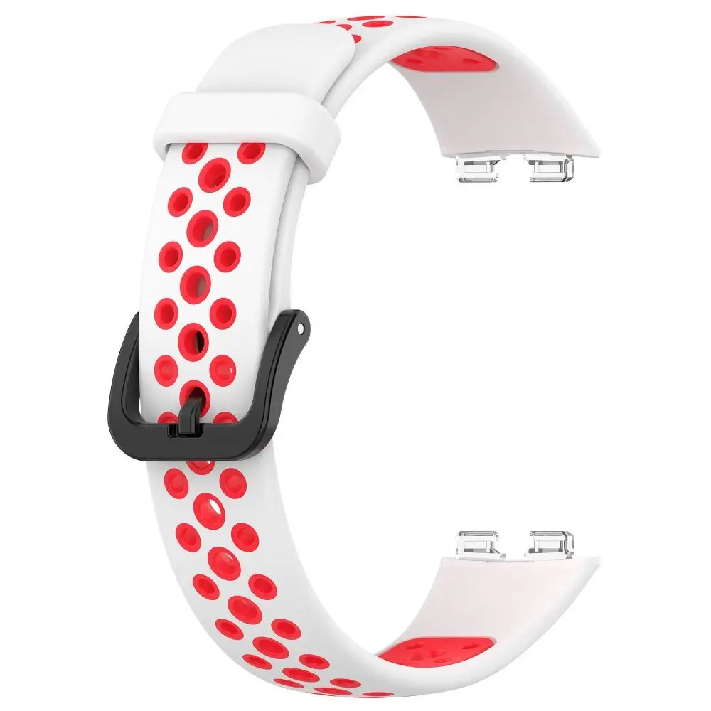 Soft Two-Color Silicone Watch Strap Breathable Replacement Bracelet Accessories Smart Watch Watchband for Huawei Band 9 8