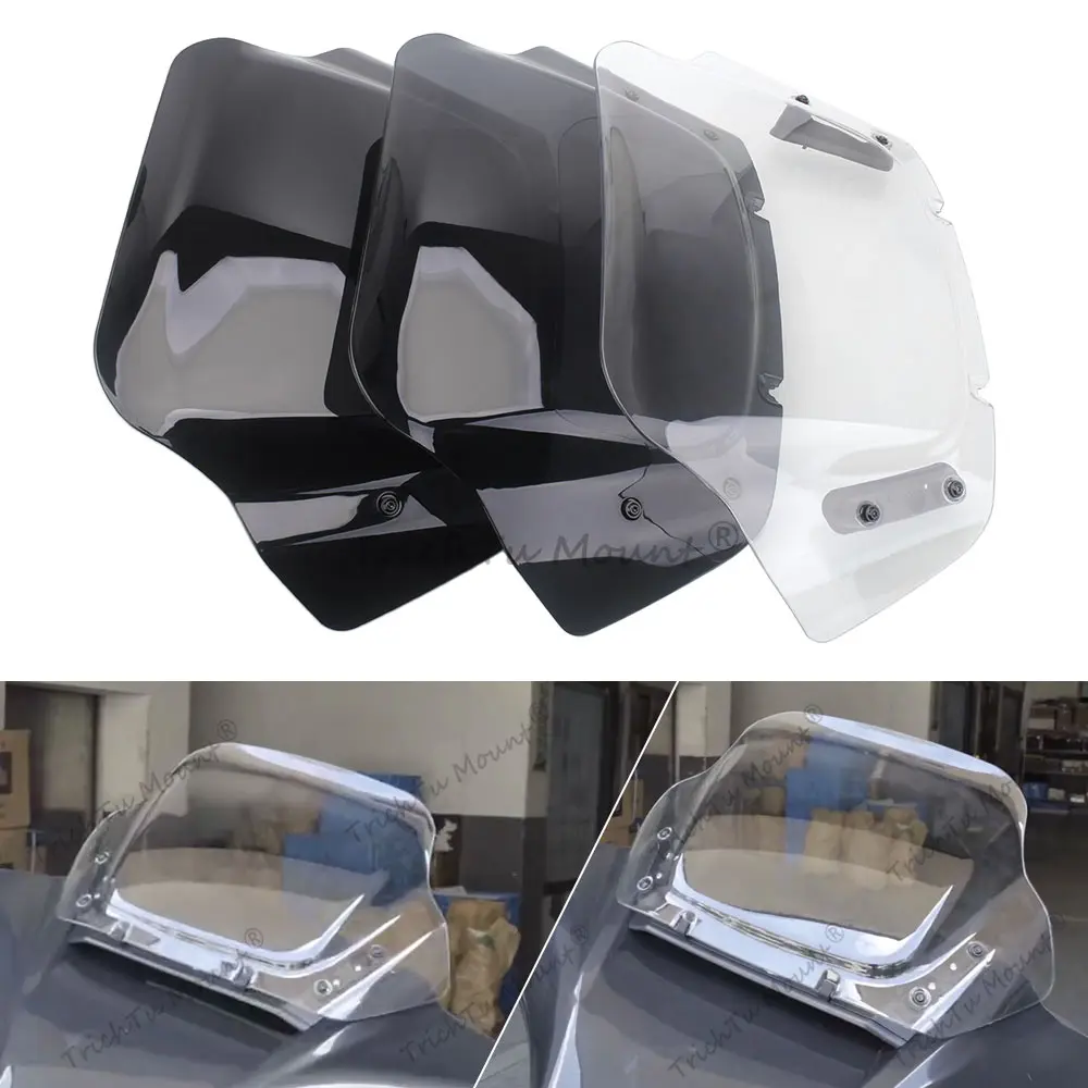 For Harley Street Glide CVO/SE Ultra FLHX/I FLHXSE 2023-later 14" Motorcycle Front Fairing Windscreens Windshield Wind Deflector