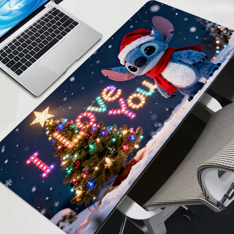 

Mouse pad Stitch I Love You Mouse Pads professional eSports game players Speed Lock Edge Rubber Game Desk Mousepad Keyboard Mat