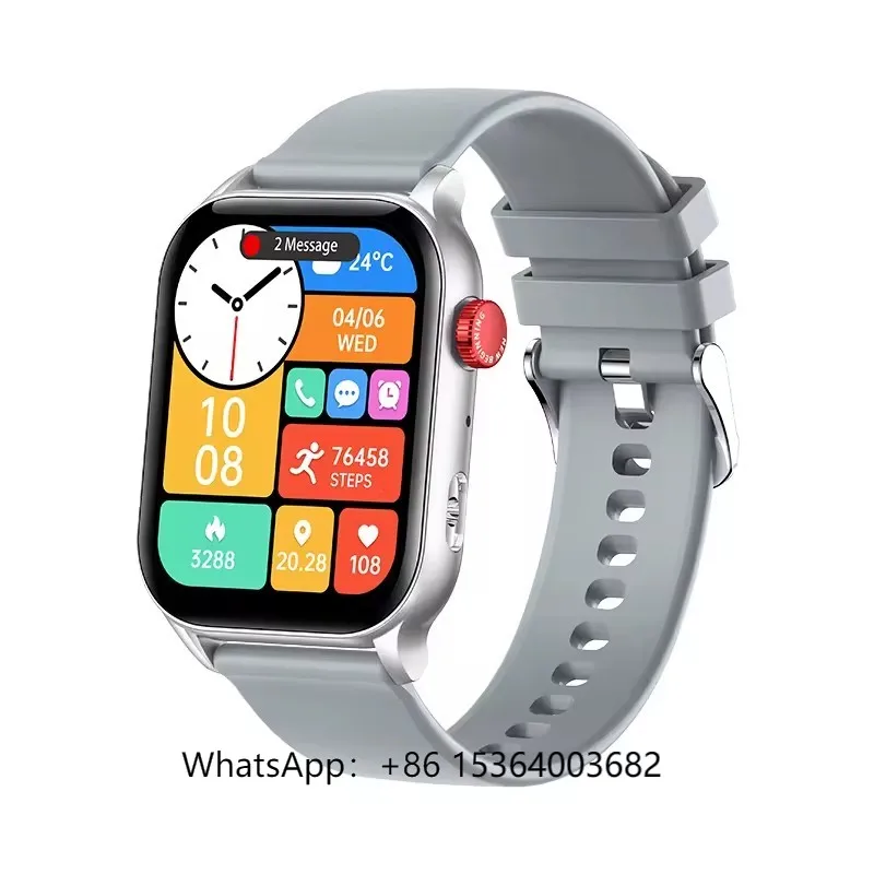 

2024 New Arrival 1.95inch AMOLED Screen Dafit BT Call Custom Watch Faces Cheap Fitness Watch Fitness Tracker