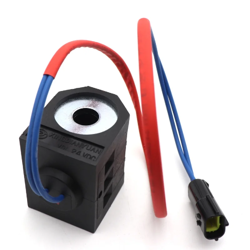 

For Dh150/220/225/300-5-7 Excavator Pilot Safety Lock Solenoid Valve Coil Valve Core Excavator Accessories
