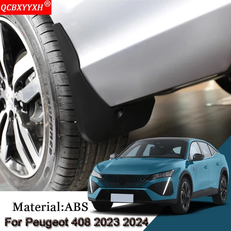 

Car Styling For Peugeot 408 408 GT 2023 2024 Car Mud Flaps Splash Guard Mudguards MudFlaps Front Rear Fender Auto Accessories