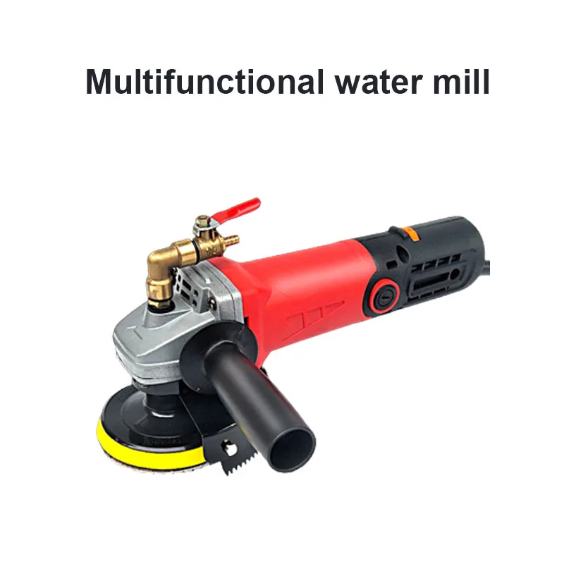 Multifunctional Handheld Water Injection Polisher For Granite Marble Floor Stone Ceramic Tile Polishing Water Mill 860W