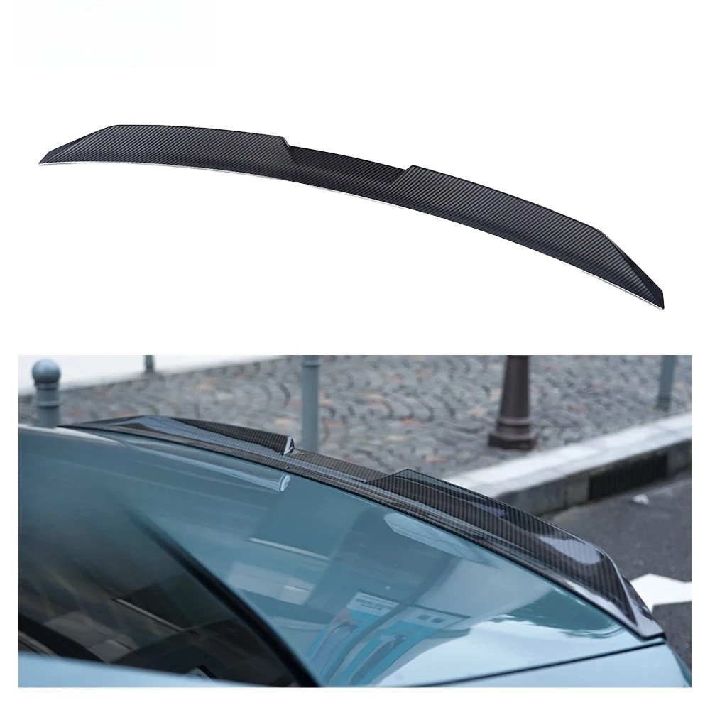 For  M5 G60 Carbon Fiber Trunk Spoiler Wing Dry Ducktail Deck Body Kits 5 Series Car Roof Spoiler