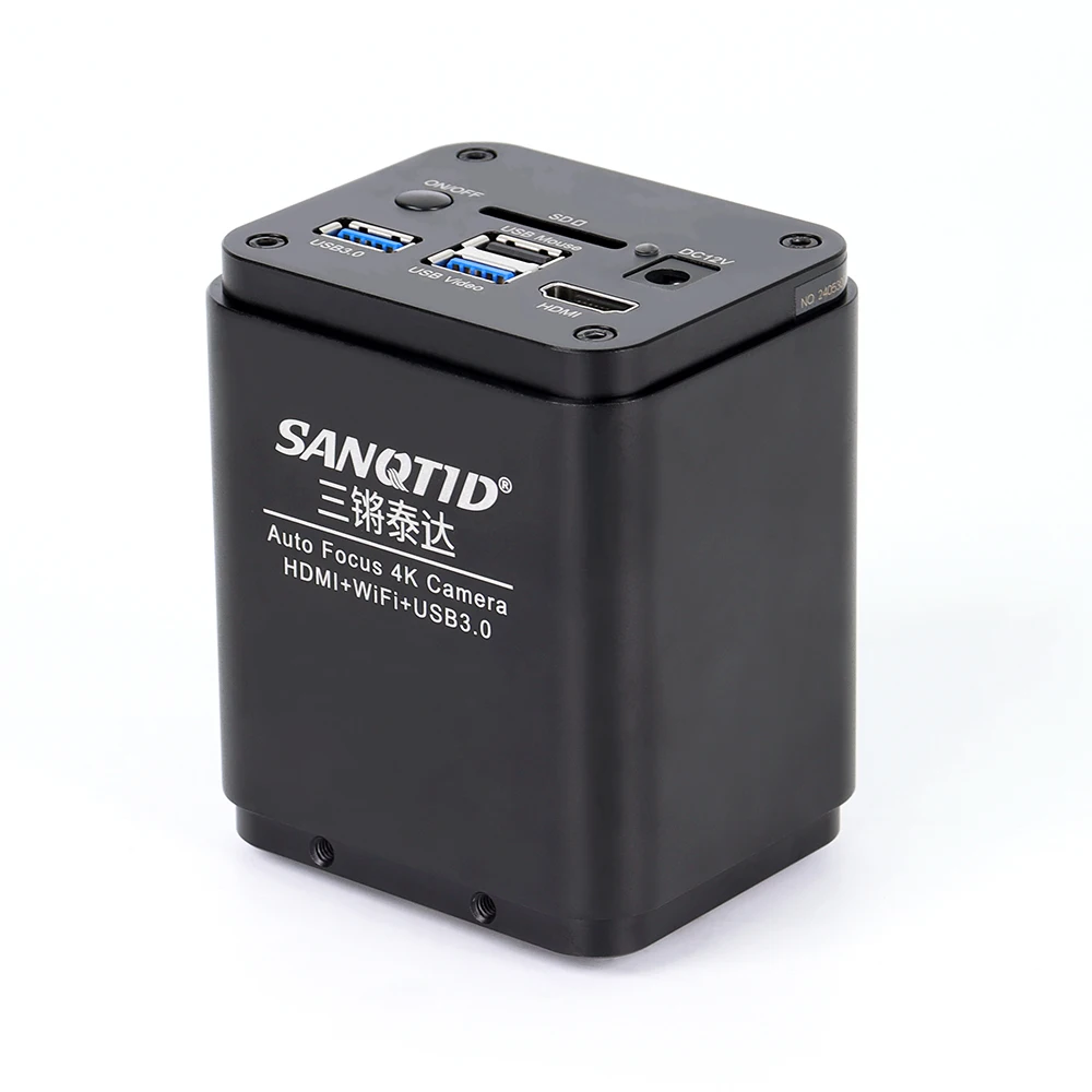 

4K Microscope Camera 3840*2160 60FPS Autofocus WiFi Depth Of Field Synthesis With Measurement & Audio USB3.0