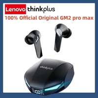 100% Original Lenovo Thinkplus GM2 Pro Max Wireless Earphones Bluetooth 5.4 ENC Noise cancelling Low latency HiFi Headphones