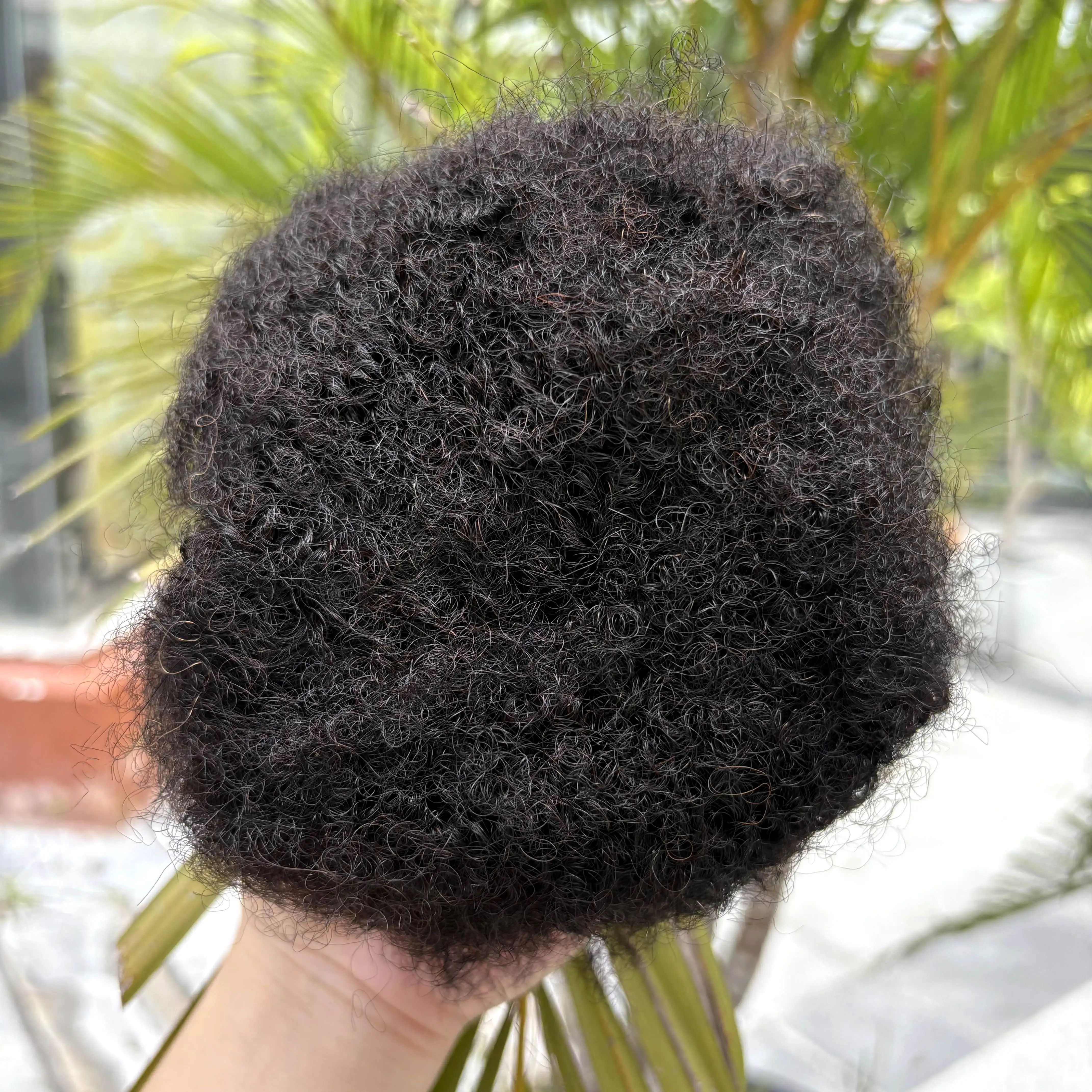 8 Zoll Afro Kinky Bulk Echthaar 30g/Packung für Dreadlock-Verlängerungen, Locs-Reparatur, Twist-Flechtungen, Afro Kinky Echthaar für Locs – Detail 2
