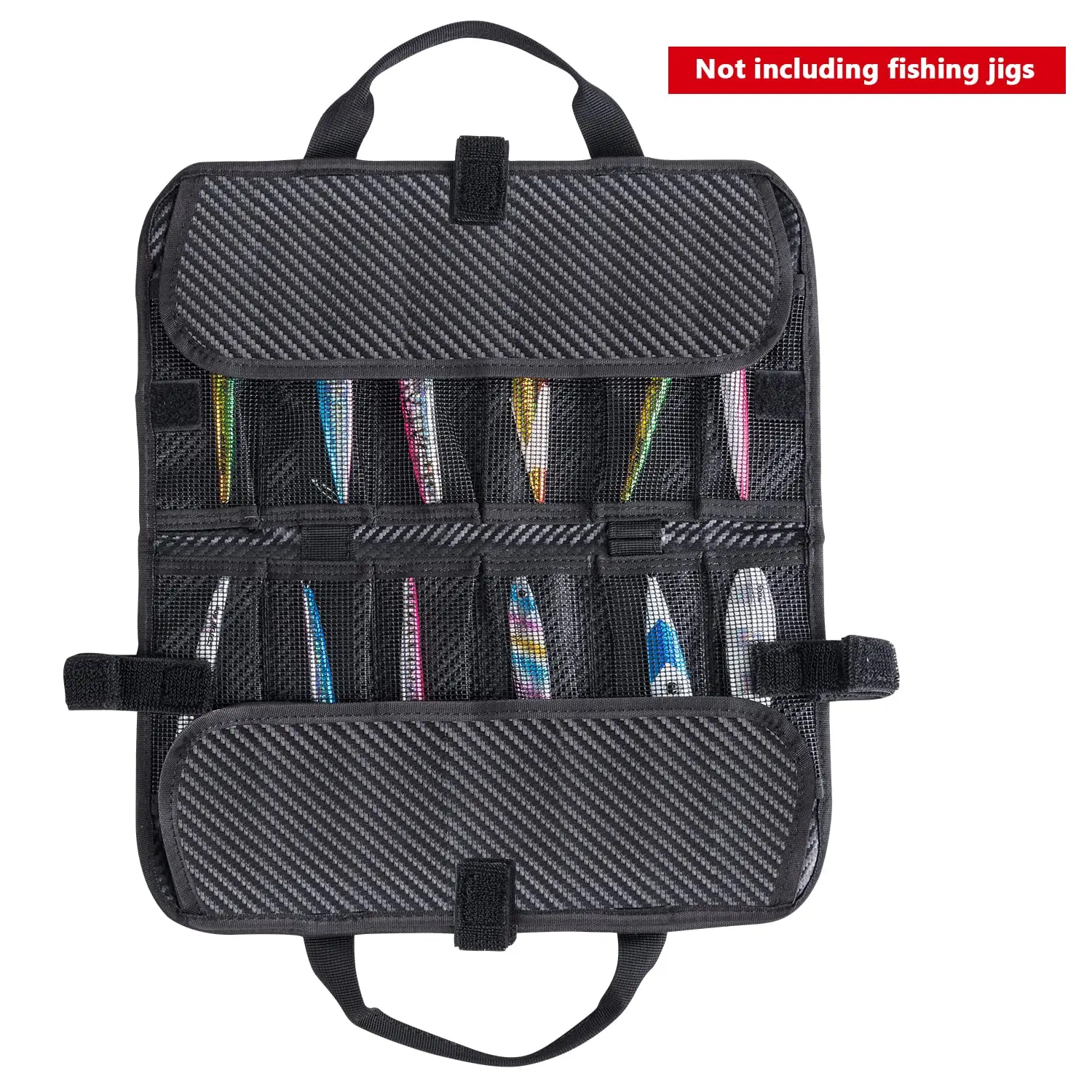 

Сумка для троллинговых приманок Goture 34*24 см, 24 кармана, для хранения снастей для морской рыбалки, включает органайзер с несколькими отделениями