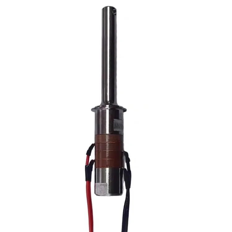 40W 40KHz 4 Oscillator Blade Feeder Titanium Alloy Ultrasonic Knife Transducer Ultrasonic Cutting Knife Transducer Oscillator
