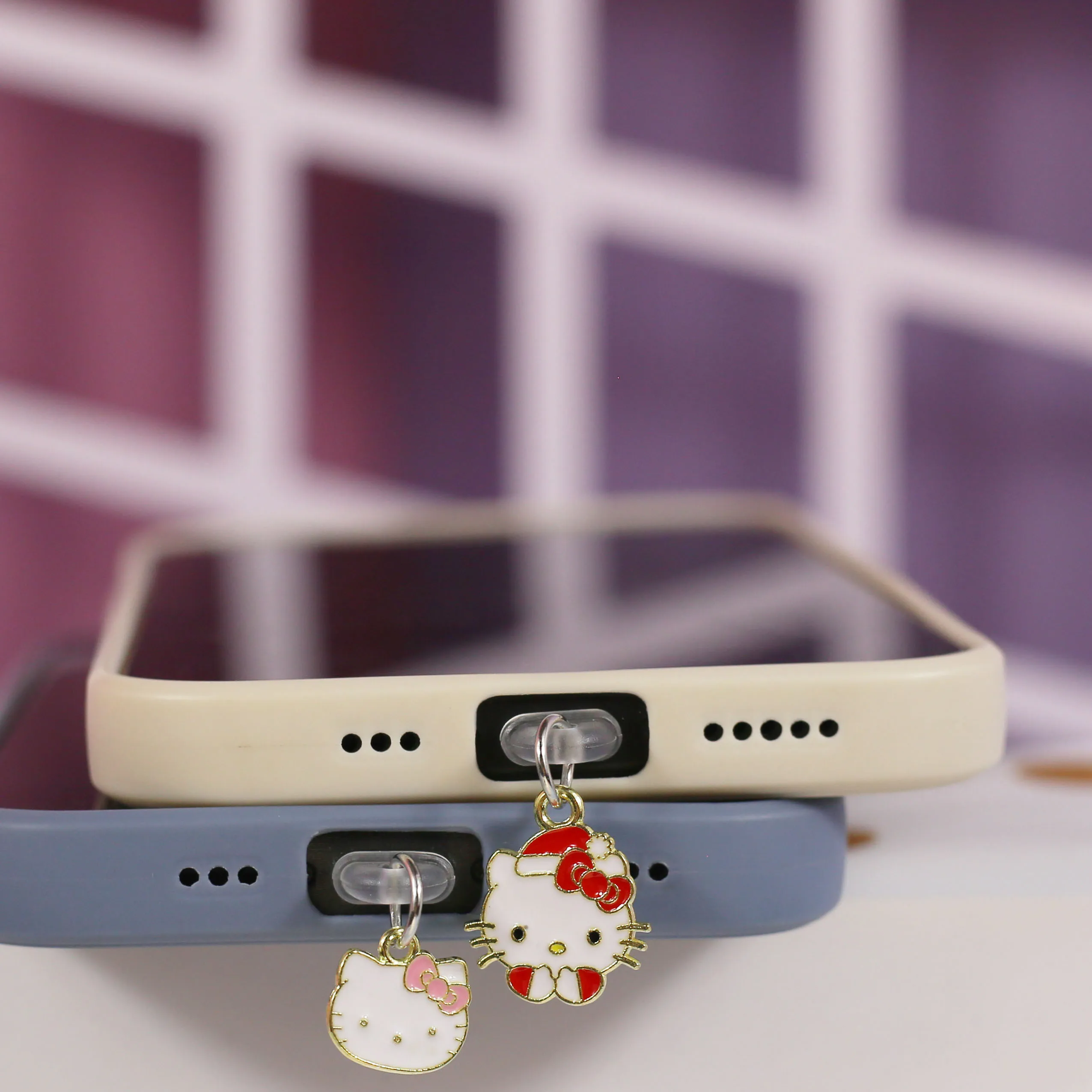 Cartoon Cat Fresh And Cute Girl Phone Dustproof Plug Decorative Phone Case, Suitable For Iphone/Xiaomi/Samsung/Type-C Gifts