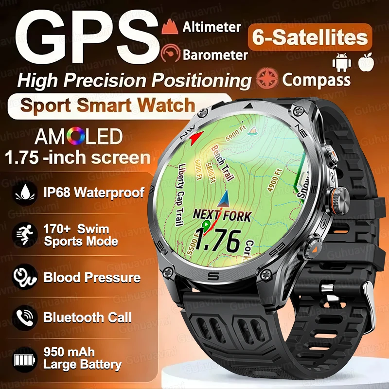 nouveau-175-hd-amoled-ecran-integre-gps-montre-intelligente-sport-boussole-950mah-batterie-bt-appel-3atm-etanche-smartwatch-pour-android