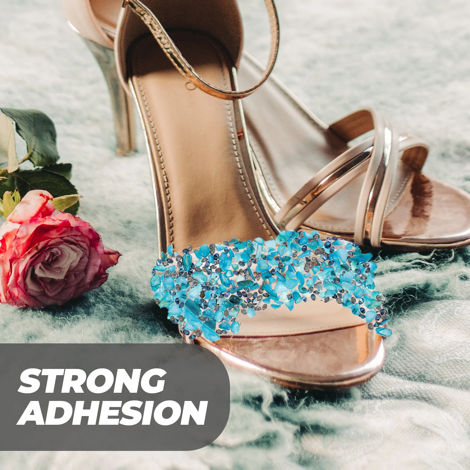 

Crystal Ribbon Decoration Cuttable Wear-Resistant Craft Trim Multi-Function Adhesive Strip For Car Gift Phone Decorative Bride