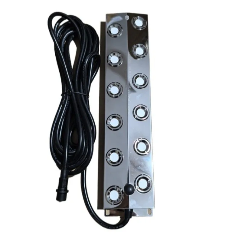 DC48V الهواء المرطب 12 رئيس ضباب صانع آلة الضباب كمية كبيرة من الضباب مع إمدادات الطاقة للماء 400 واط