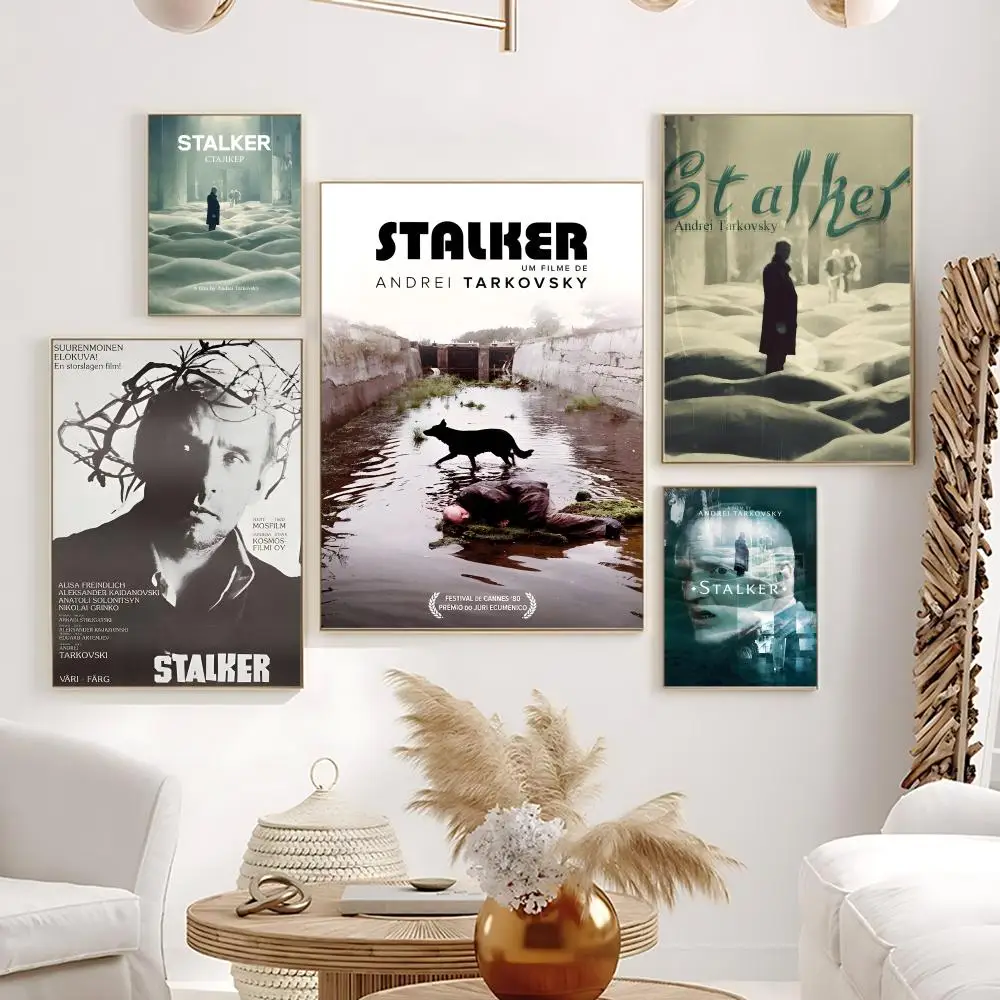 Film-S-Stalker-Poster, HD, selbstklebend, wasserfest, rahmenlos, Wandkunst für Zuhause, Büro, Wohnheim, Schlafzimmer, ideales Geschenk