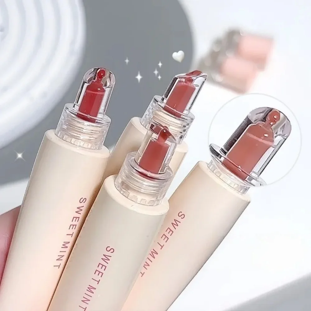 Dolce gelatina lucidalabbra smalto tinta labbra antiaderente duraturo cosmetico liquido labbra idratante rossetto di cristallo lucido di vetro coreano