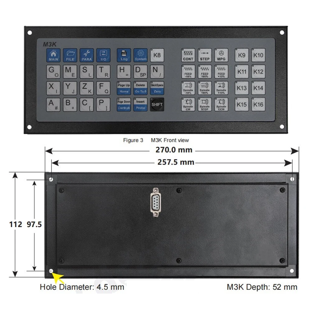 Ddcs Expert Cnc 3/4/5 Axis G Code Controller di controllo del movimento indipendente Atc supporta la tastiera di estensione del volantino Mpg 75 w24v