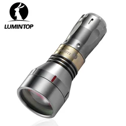 EDC LEP Outdoor Flashlight 1700 Meter Camping Lantern Light Self Defense LED Torch 18350/18650 Battery Fishing Tent Lamp THOR II