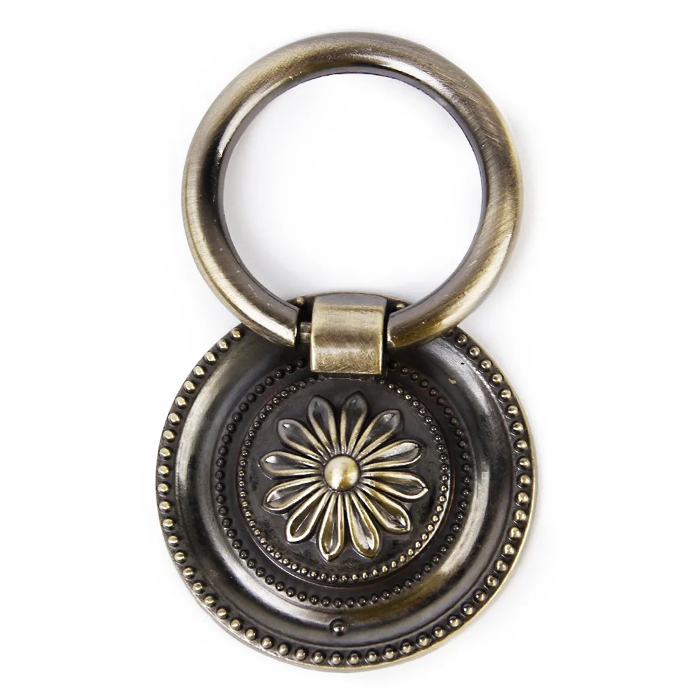 

Bronze Cabinet Knob Brass 45Mm Zinc Alloy For Kitchen Cupboard Drawer Door Handle Vintage Style Hardware Pull