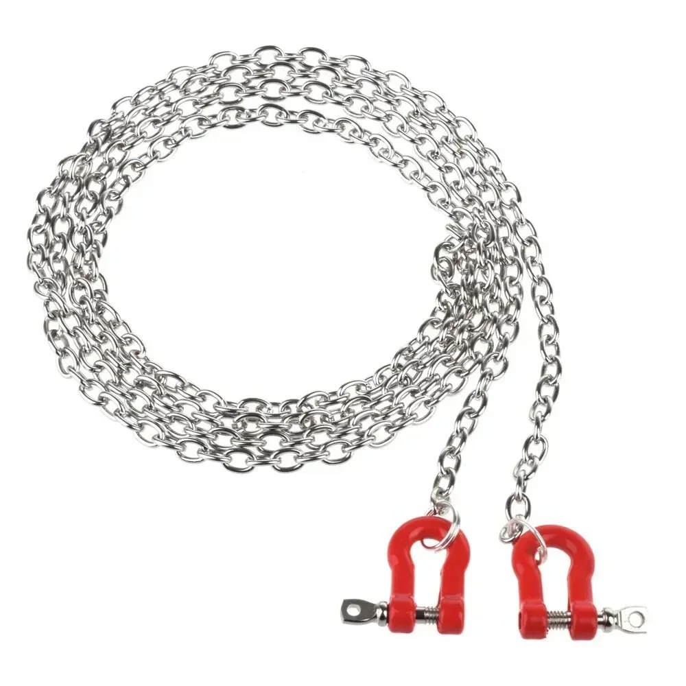 Rc Car Metal Tow Hook Chain Decoration For 1:10 Rc Rock Crawler  Trx-4 Axial Scx10 90046 Wraith D90 Tf2 Tamiya Cc01