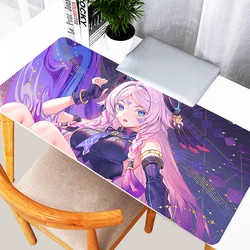 Mouse Pad 900x400 Anime Gamer Keyboard Pad Laptop Genshin Impact Citlali Cute Desk Mouse Mat PC Pink Purple Kawaii Girl Mousepad