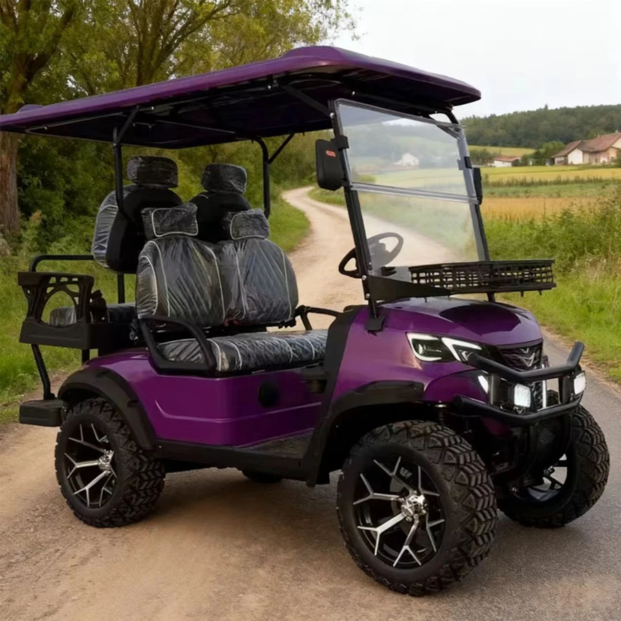 MMC CE معيار سعر جيد 48 فولت/72 فولت 4000 واط/7000 واط عربات التي تجرها الدواب جولف عالية الجودة شاشة تعمل باللمس 2/4/6/8 مقاعد عربة جولف كهربائية مرفوعة #6