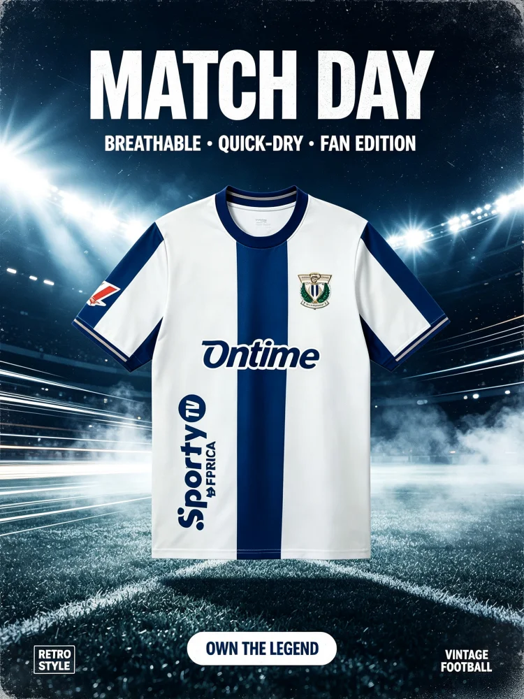 2026 Neues 3D-Druck C-CD Leganés Fußballtrikot für Herren und Damen, Sportliches, schnelltrocknendes, atmungsaktives Freizeit-Fußball-T-Shirt, Familien- und Kinder-T-Shirts