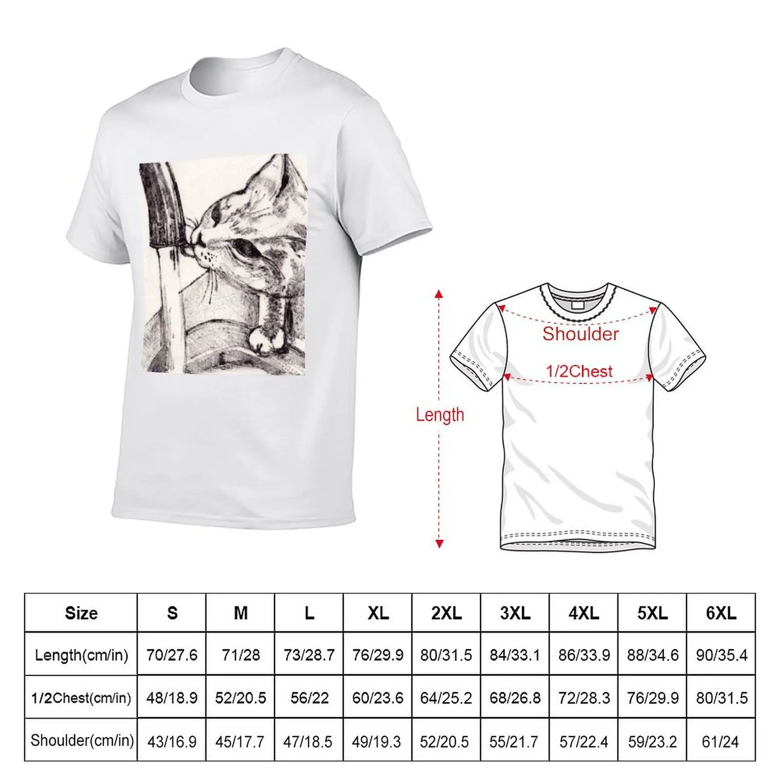 Annette Archer Australia Clean Fresh Water - Drypoint T-Shirt anime tshirt man t shirt heavy cotton T-Shirt