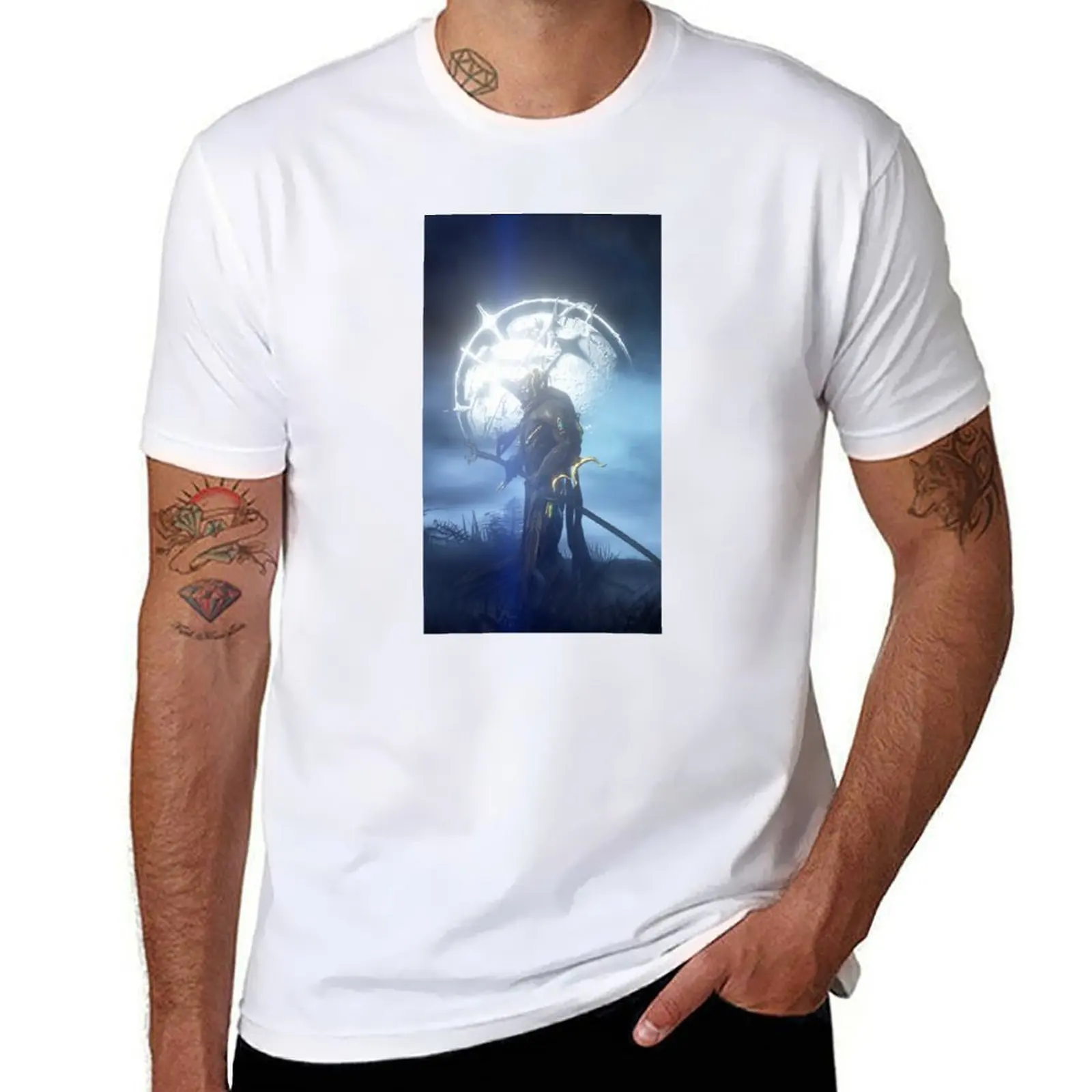

Warframe - Excalibur Umbra Lua [Slim] T-Shirt t shirts for man cotton man t shirts for men casual T-Shirt