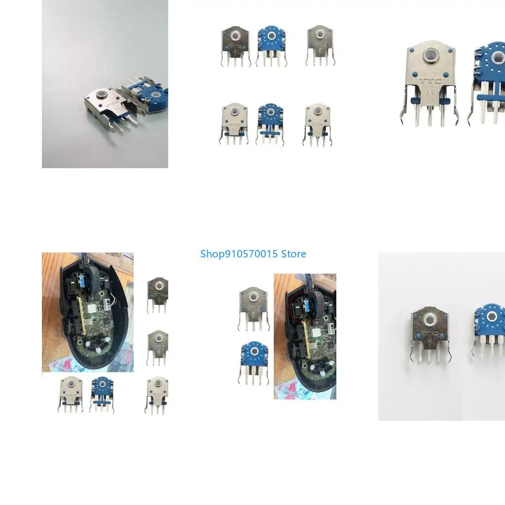 B95C 2PCS Dustproof Mouse Wheel Encoders 8mm 9mm 10mm 11mm Mouse Scroll Encoders