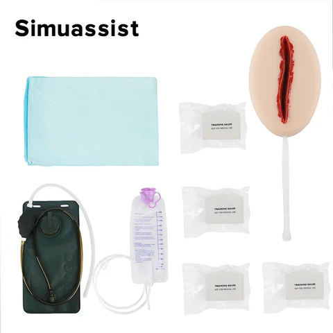 Laceration Wound Packing Trainer kit Stop The Bleed Training Kit Bleed Control Kit for Medical Classes