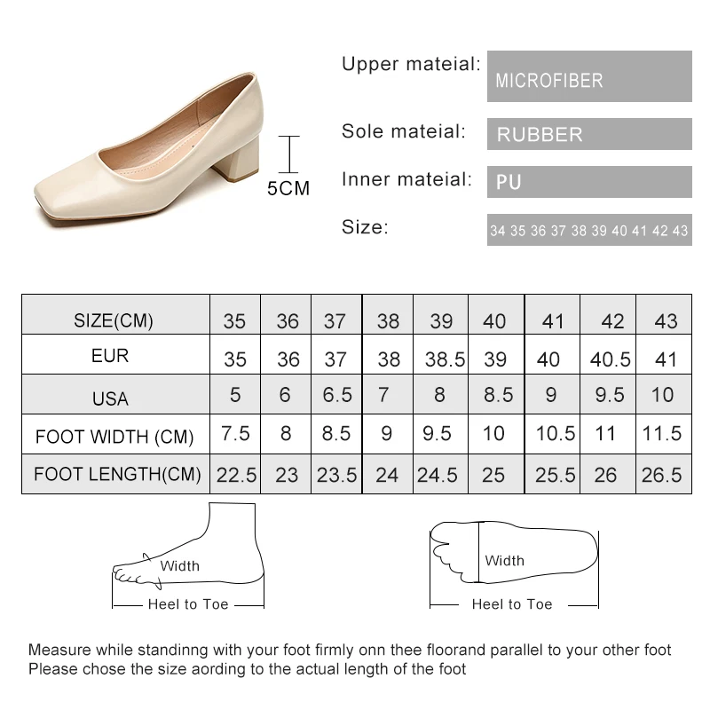 DIMANYU Women Mid Heels Shoes Fashion 2024 Spring Thick Heel Women Dress Shoes Elegant Large Size 41 42 Occupatio Women Shoes