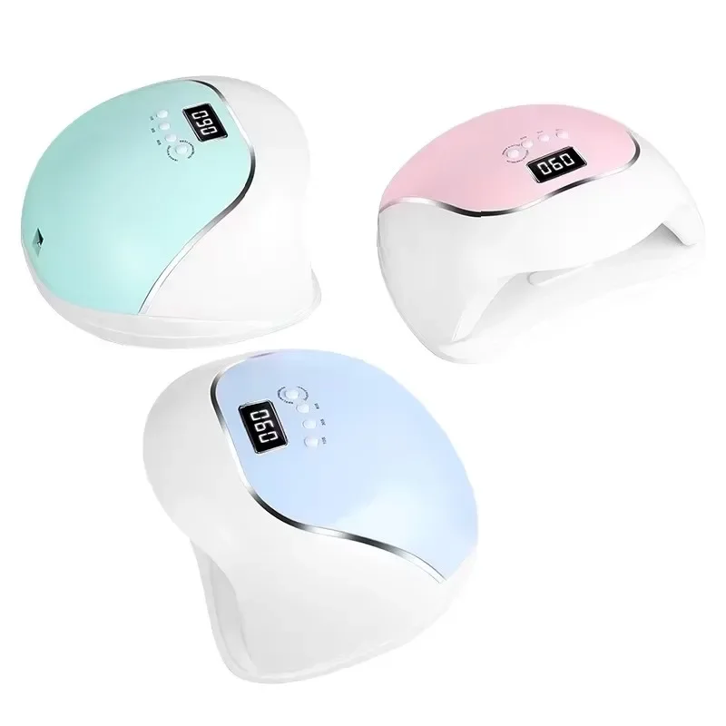 Professional 120W Cordless LED Nail Lamp, Portable Gel Polish Curing System