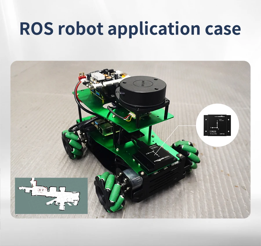 Yahboom 10-Achsen-ARHS-Sensormodul mit Beschleunigungsmesser, Gyroskop, Magnetometer, Luftdruckmessgerät für ROS, Roboter, RaspebrryPi Jetson – Detail 26