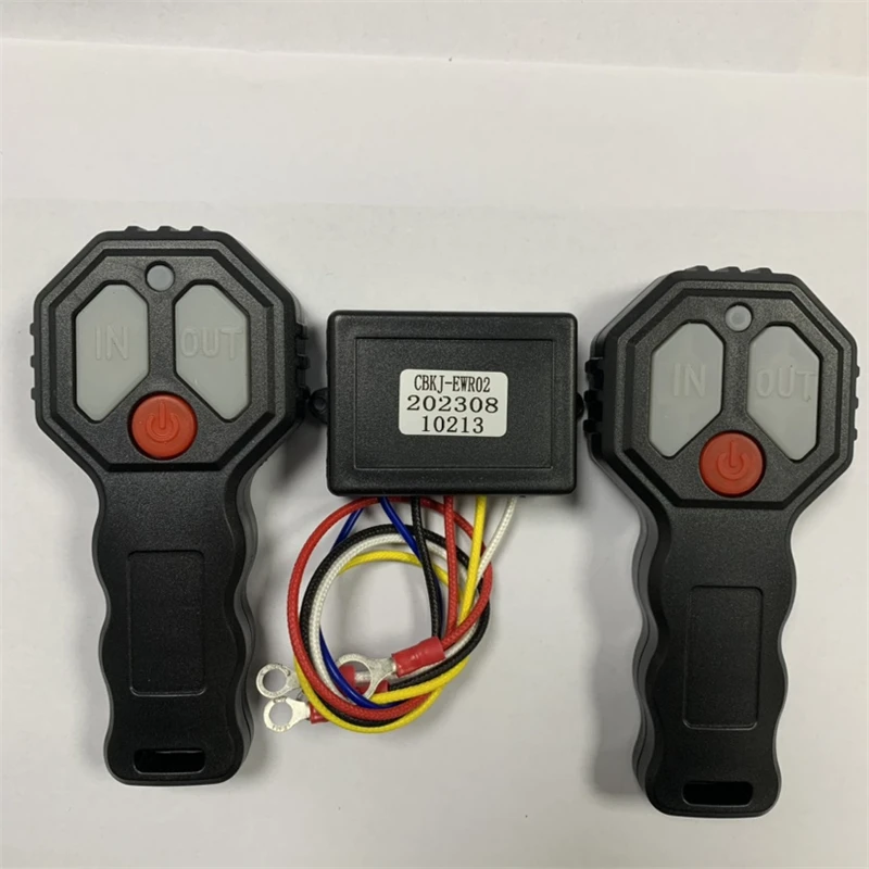 2.4G Dual wireless remote control Switch Set Easy to Install Durable Winch Remote Control Spare Parts for Truck Vehicle UTV ATV